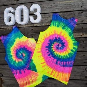 Womens Tie Dye Tank Top new